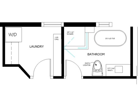 440x320 bathroom floor plan laundry room master bathroom, master