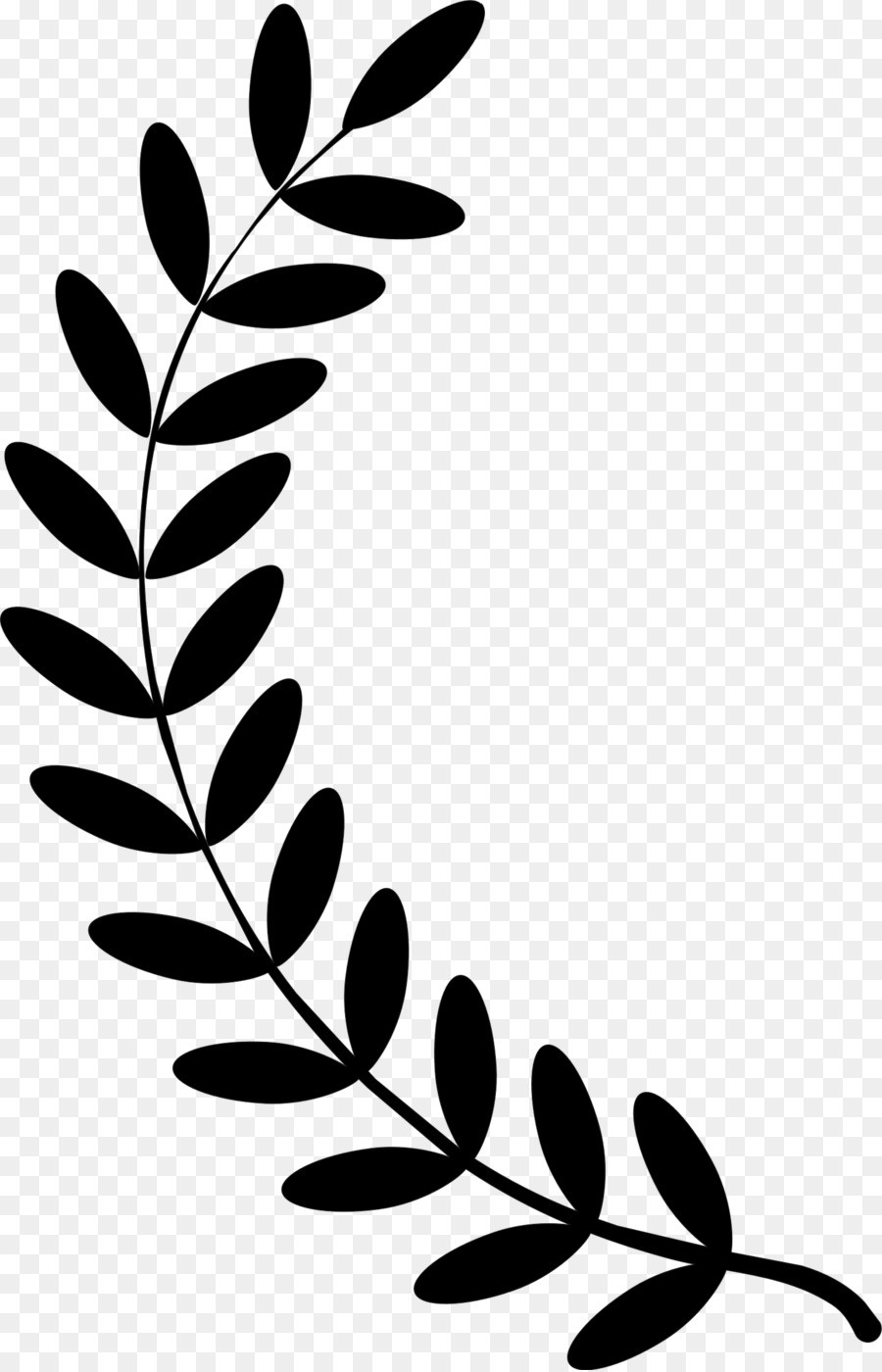 900x1400 Laurel Wreath Drawing Clip Art