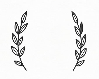 340x270 Laurel Leaf Pattern Etsy