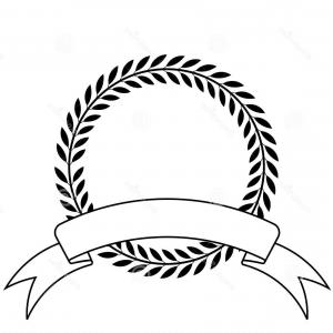 300x300 Royalty Free Stock Photos Laurel Wreath Ribbon Image Soidergi