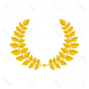 300x300 Stock Illustration Laurel Wreath Vector Drawing Orangiausa