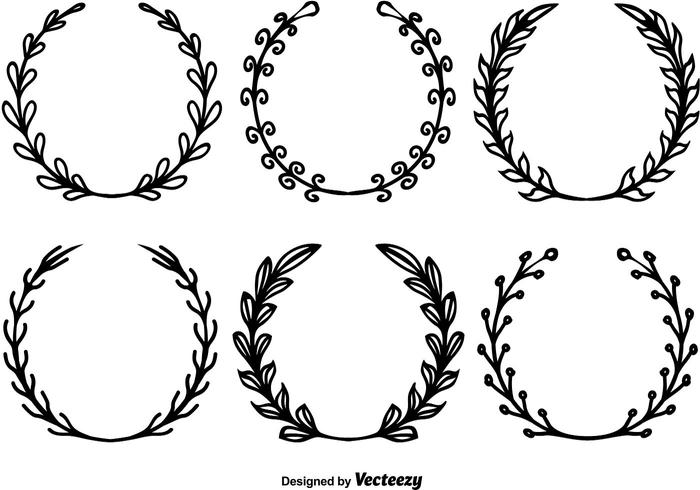 700x490 Laurel Wreath Vector Drawing Brepps Wallpaper