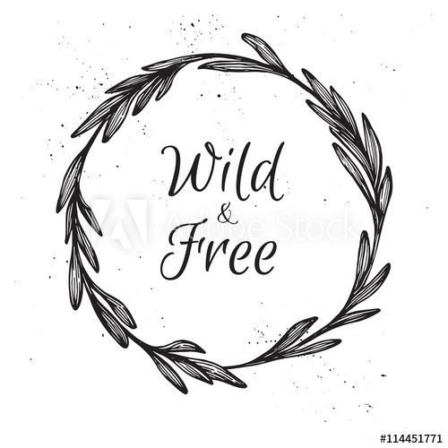 500x500 Hand Drawn Vector Illustration Vintage Decorative Laurel Wreath