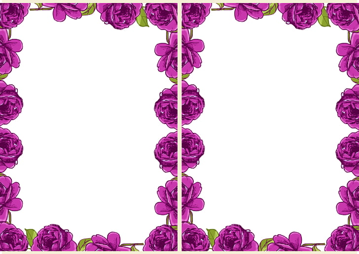 728x516 garden roses paper floral design drawing, free printable floral