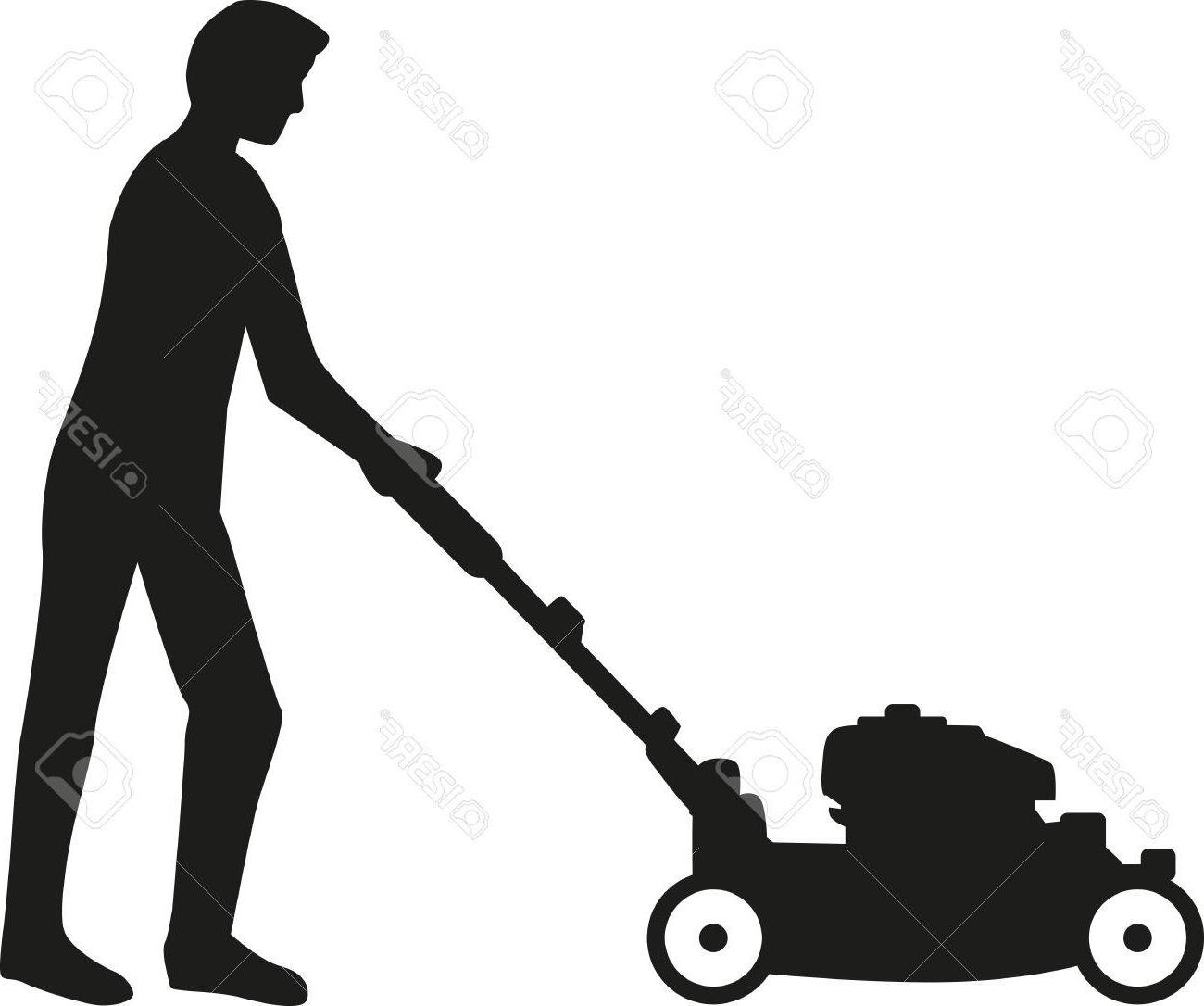1300x1086 Huge Collection Of 'lawn Mower Silhouette' Download More Than