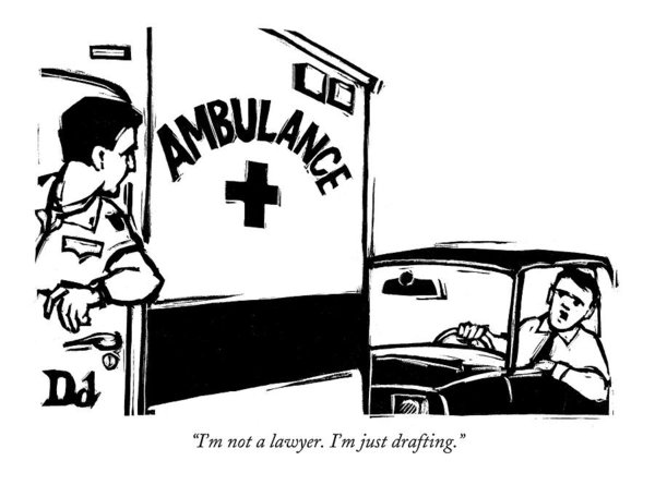 600x445 I'm Not A Lawyer I'm Just Drafting Art Print