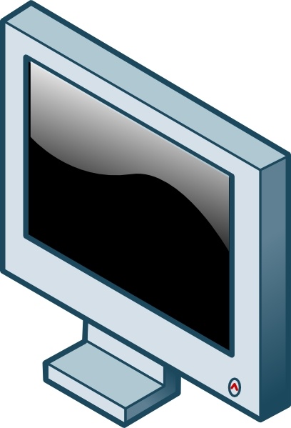 408x599 Rg Isometric Lcd Screen Clip Art Free Vector In Open Office