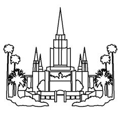 Lds Temple Drawing