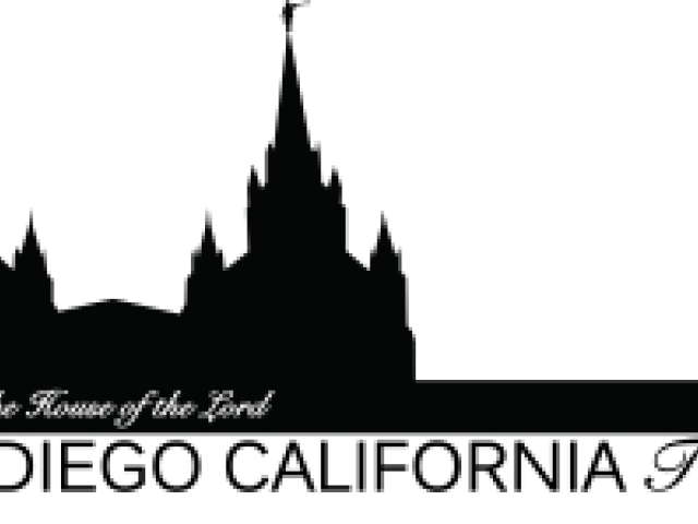 640x480 San Diego Clipart Lds Temple