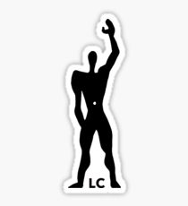 210x230 le corbusier drawing stickers redbubble