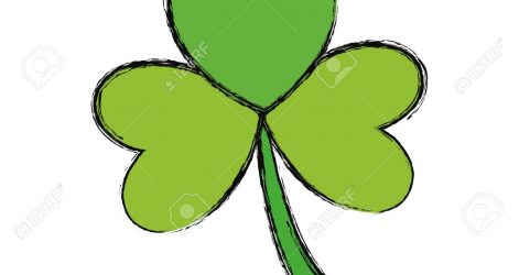 471x250 Clover Art Drawing Red Four Leaf Cartoon Botanical Images Outline