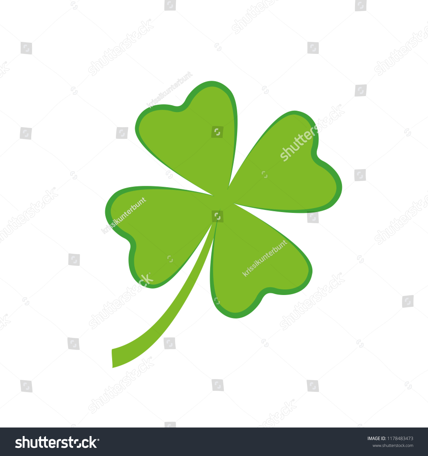 1500x1600 Clover Outline Drawing Red Botanical Four Leaf Cartoon Art Easy