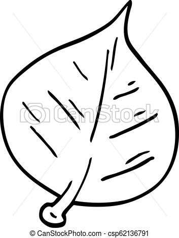 353x470 Line Drawing Cartoon Leaf
