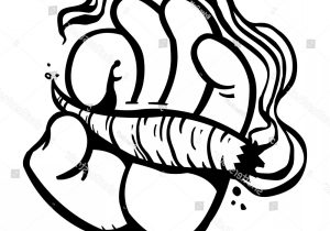 300x210 Weed Cartoon Drawing How To Draw A Pot Leaf, Stepstep, Drawing