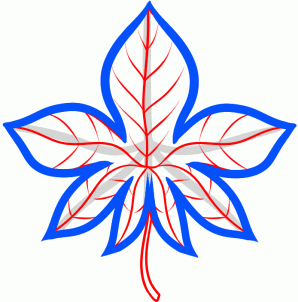 298x302 How To Draw How To Draw An Autumn Leaf