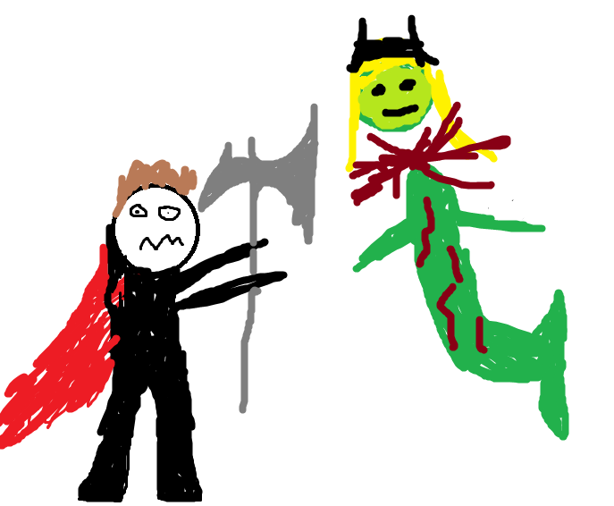 687x566 I Found A Very Old League Drawing That I Made To Get Free Rp