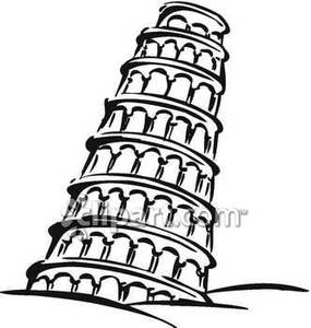 285x300 leaning tower of pisa clipart look at clip art images
