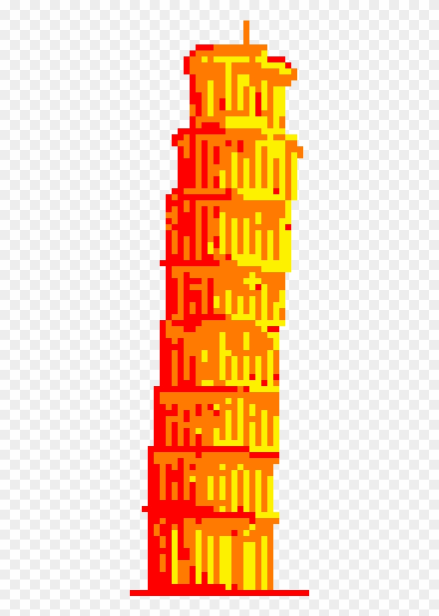 880x1233 pix leaning tower of pisa clipart