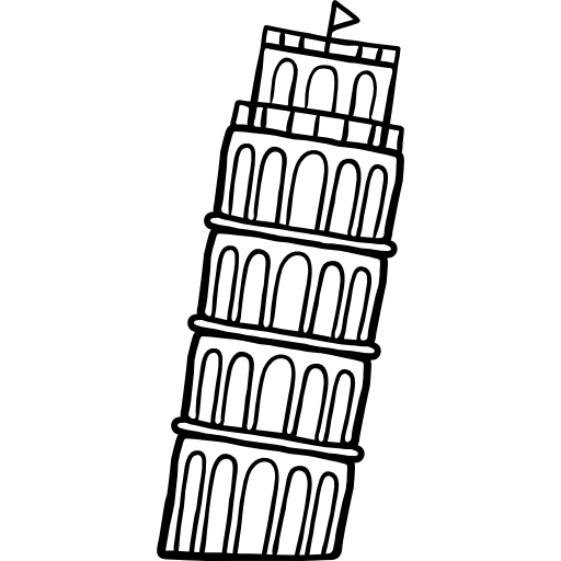 512x512 Leaning Tower Of Pisa