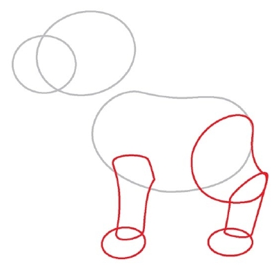 400x388 Learn How To Draw A Dog