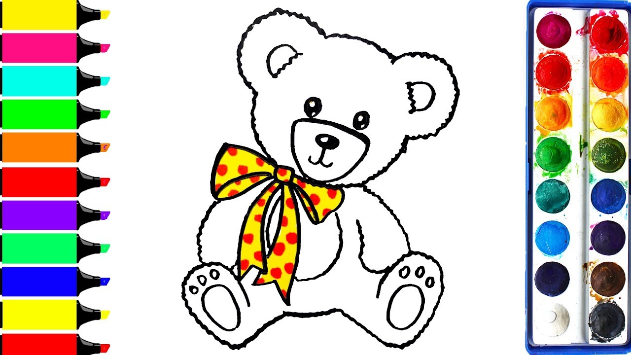 1280x720 Maxresdefault Coloring Pages Teddy Bear