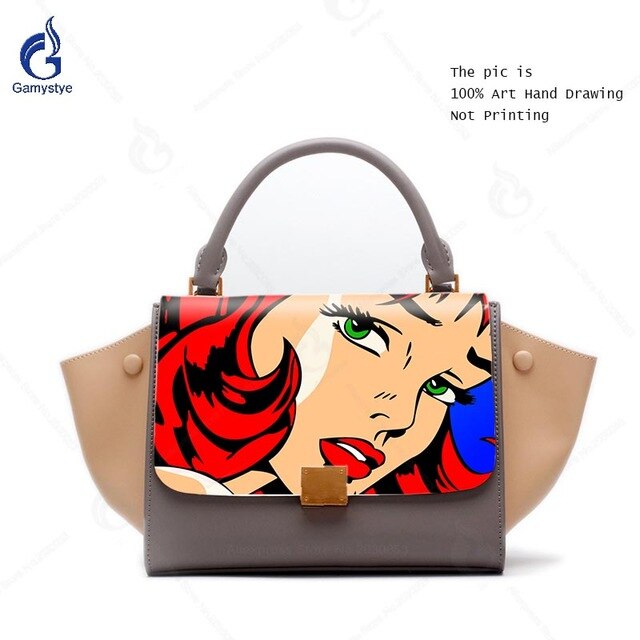 640x640 khaki medium trapeze handbags in smooth calfskin women genuine