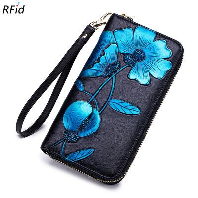 400x400 women rfid cards wallets ladies genuine leather purses bauhinia