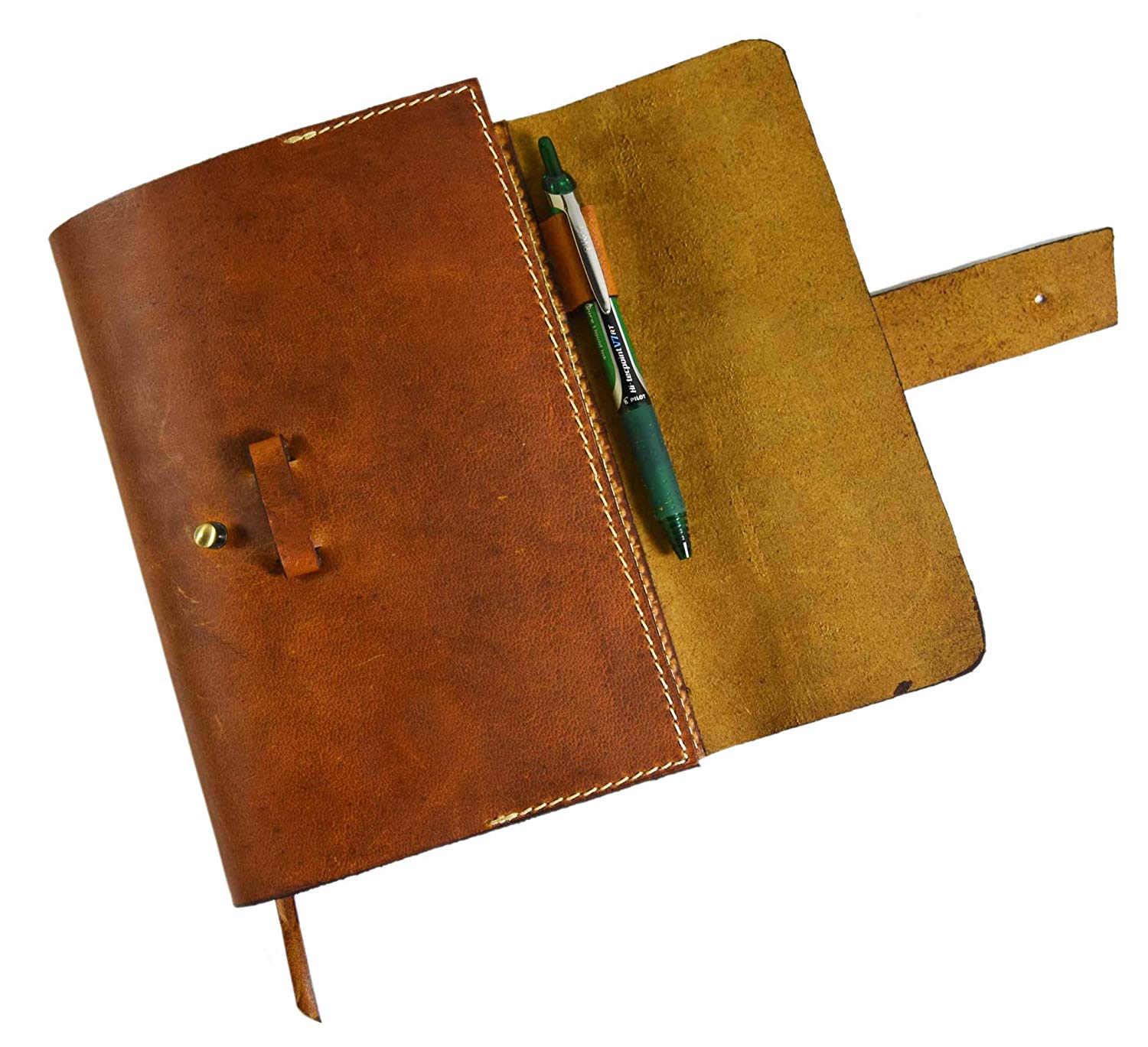 1500x1369 Aaron Leather Journal Refillable Writing Notebook