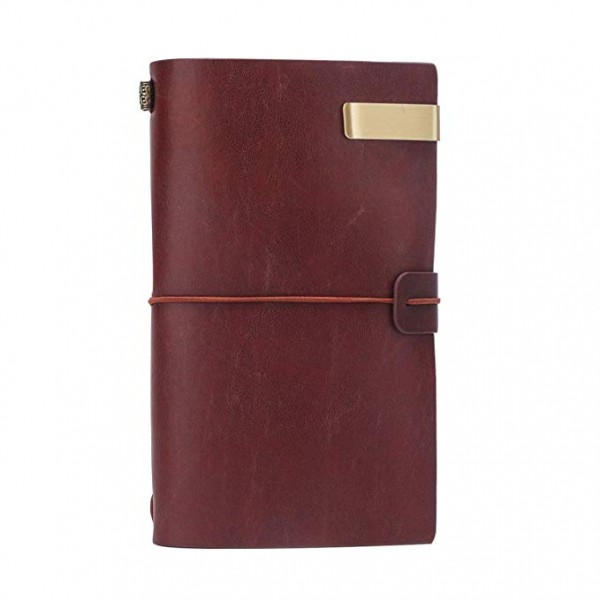 600x600 Travel Journal, Segarty Refillable Handmade Leather Travel Dairy
