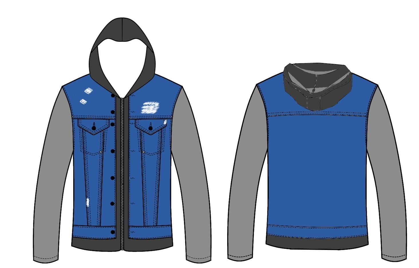 1464x936 Do Technical Drawing Of Garments Bags And Leather Jackets