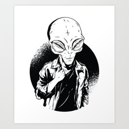 264x264 Leather Jacket Art Prints