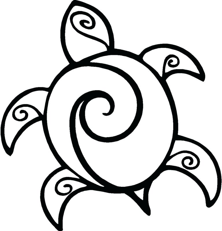 769x800 Sea Turtle Clipart Turtle Drawing