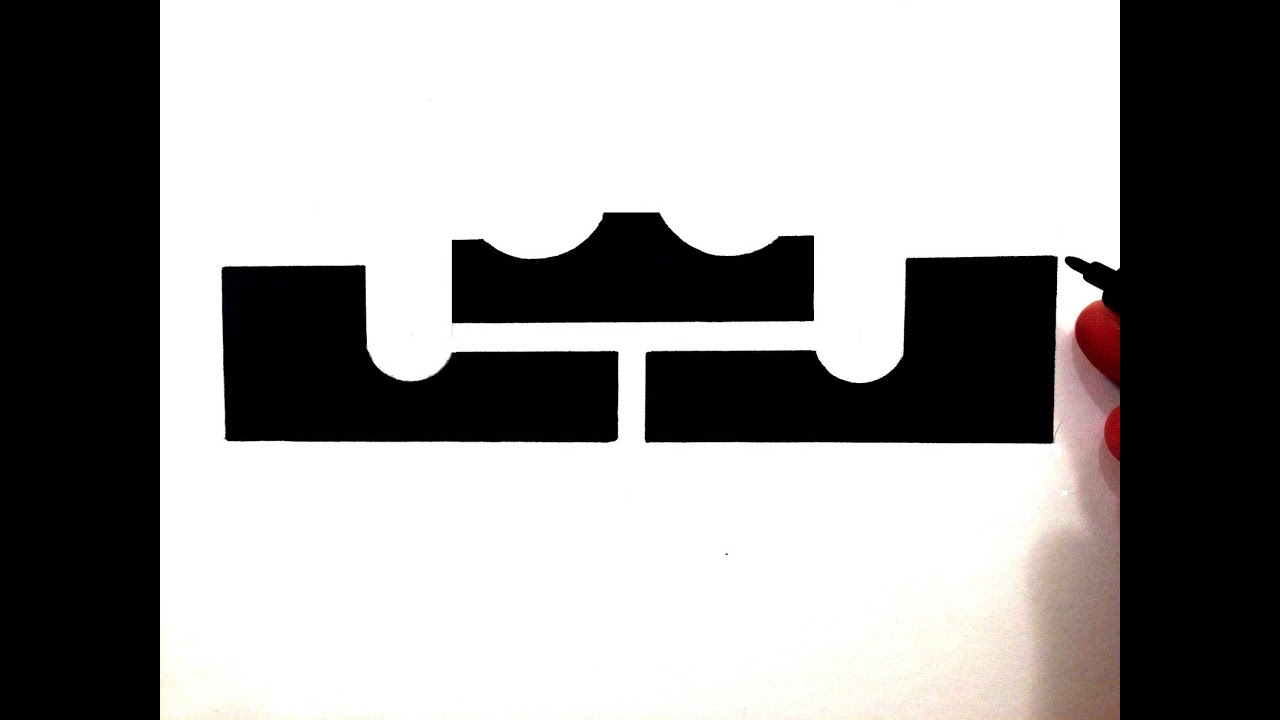 1280x720 how to draw the lebron james logo