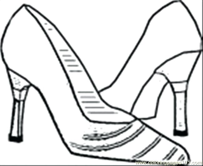650x533 Shoes Coloring