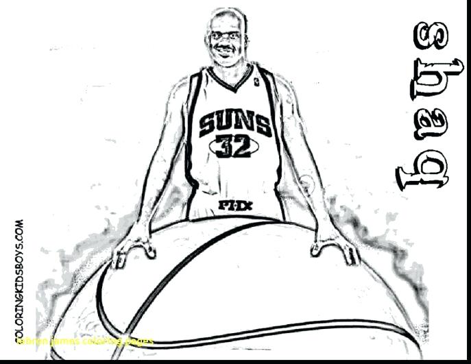 687x531 Coloring Pages Free Printable Lebron James Nba Shoes Mebelmag