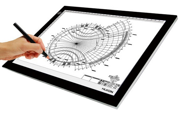 578x371 Huion Led Light Pad Drawing Tracing Stencil Board Price