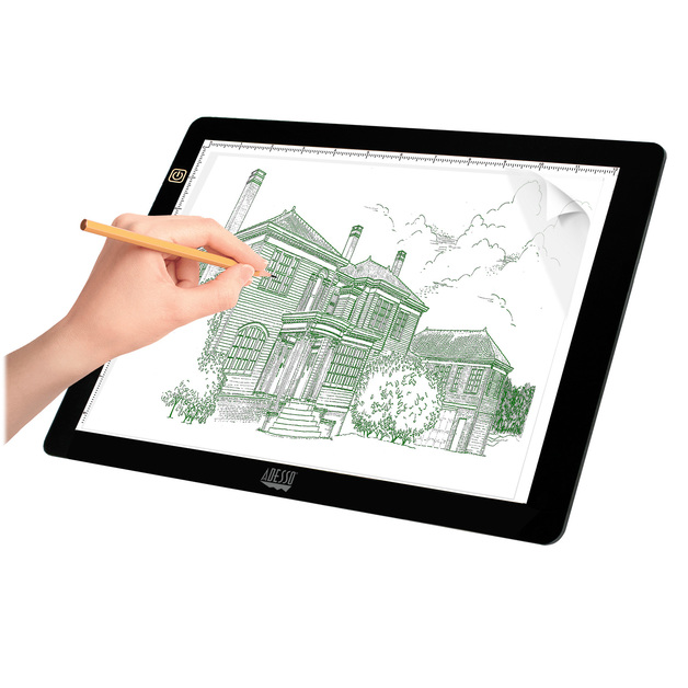 628x628 Adesso Cyberpad X Led Light Tracing Pad