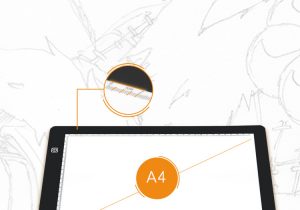 300x210 led light drawing pens xp pen inches led art craft tracing