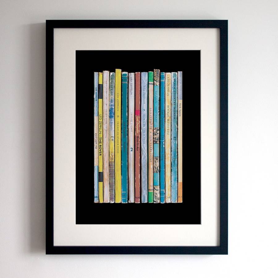 900x900 Led Zeppelin 'physical Graffiti' Album As Books Poster