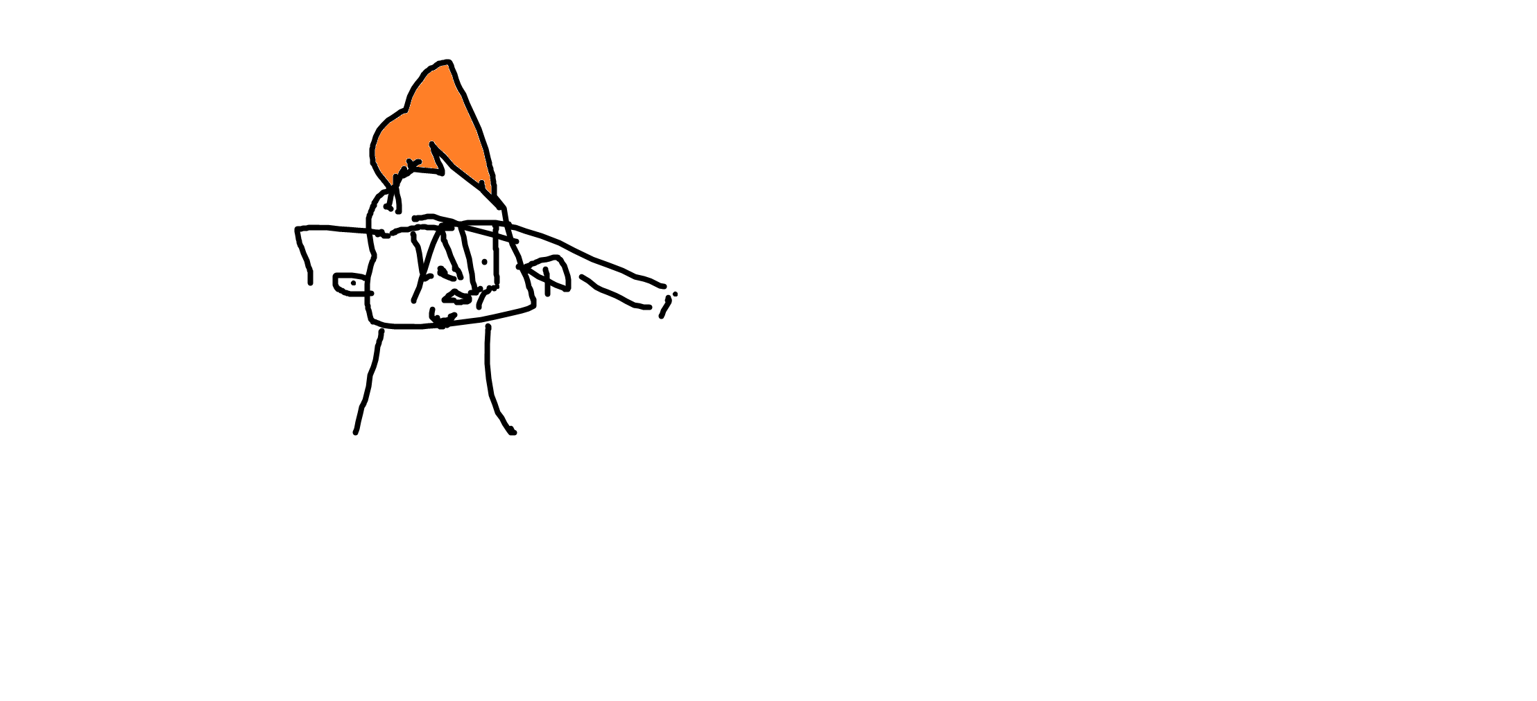 2216x1012 Drawing Myself With My Left Hand