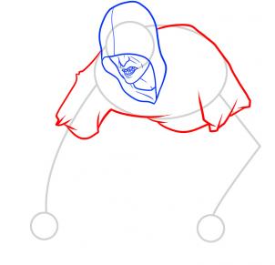 302x291 how to draw a left dead hunter, left dead hunter, step