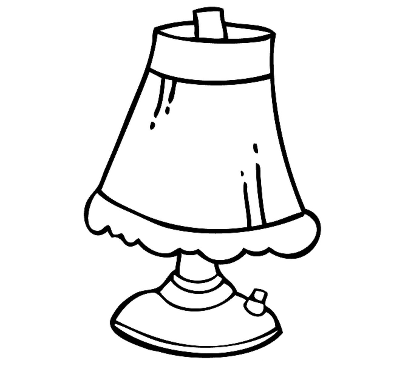 1321x1208 Lamp Drawing Free Download