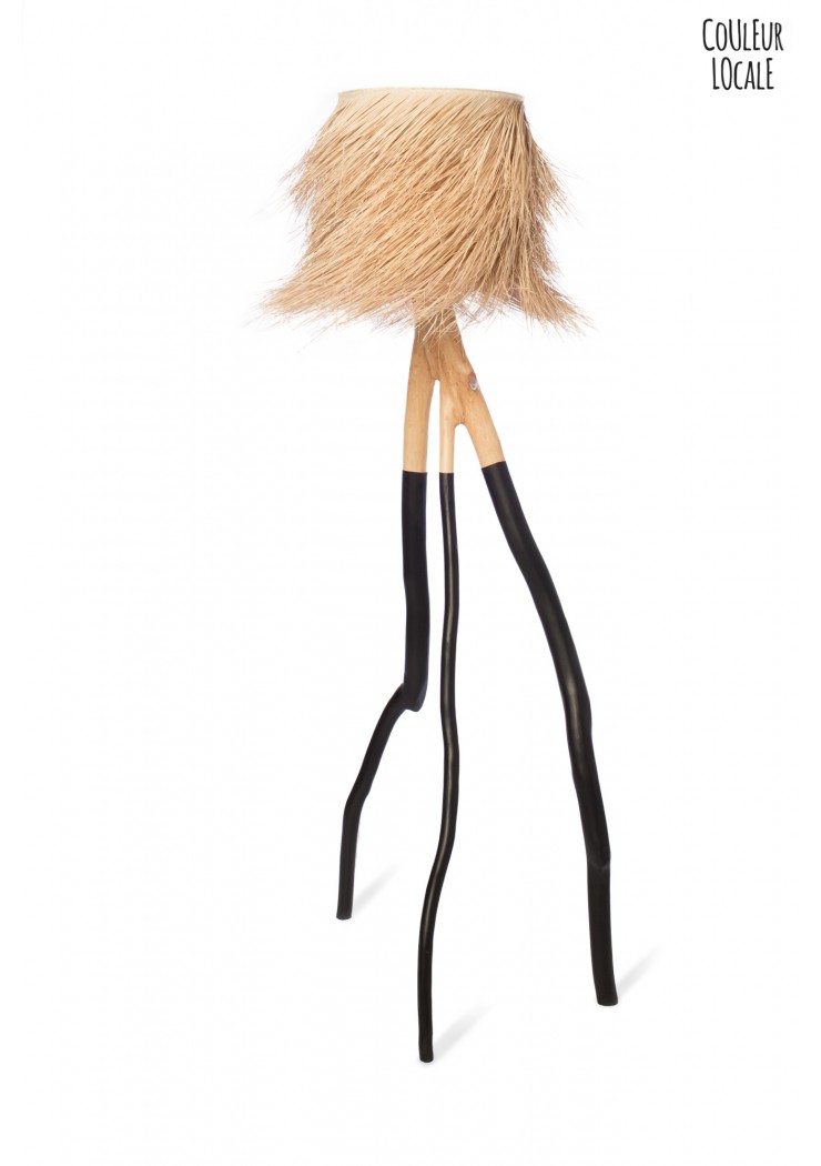 740x1050 Standing Lamp Palm Olive Wood