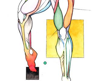 340x270 Female Muscle Legs Etsy