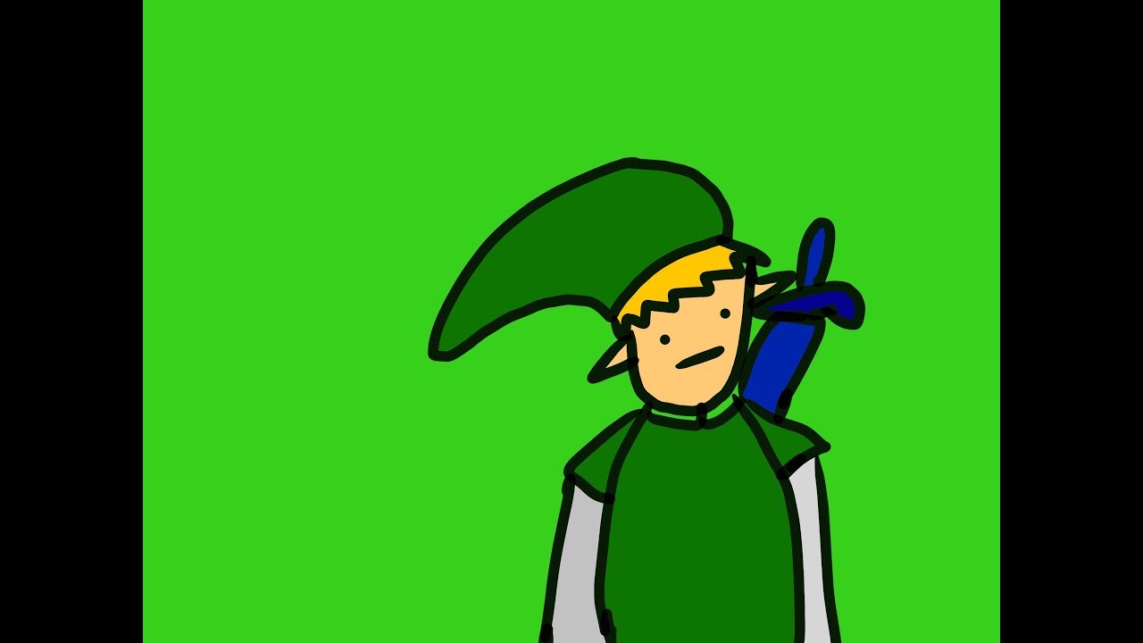 1280x720 Drawing Link From The Legend Of Zelda Twilight Princess!!