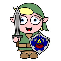 250x250 How To Draw Link From Legend Of Zelda