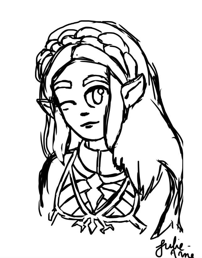 644x824 The Legend Of Zelda Botw Drawing Cartoon Amino