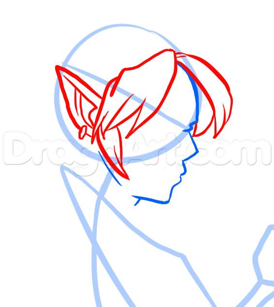 566x633 draw link vs dark link, legend of zelda, step