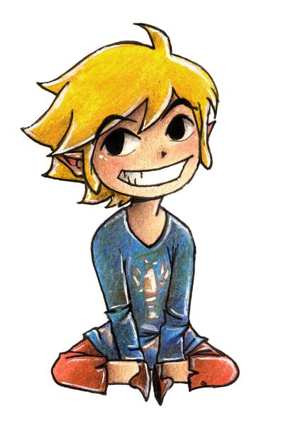 Legend Of Zelda Link Drawing