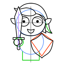 260x260 How To Draw Link From Legend Of Zelda
